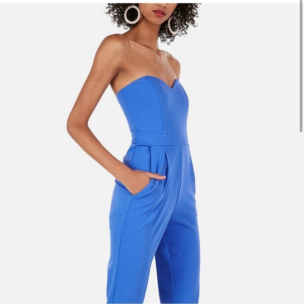 Blue express jumpsuit
